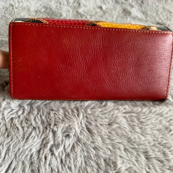 MARKTOMI Leather Patchwork Wallet - Picture 5 of 12
